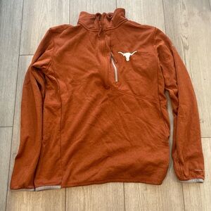 Texas Longhorns Orange Quarter-Zip Pullover with Logo